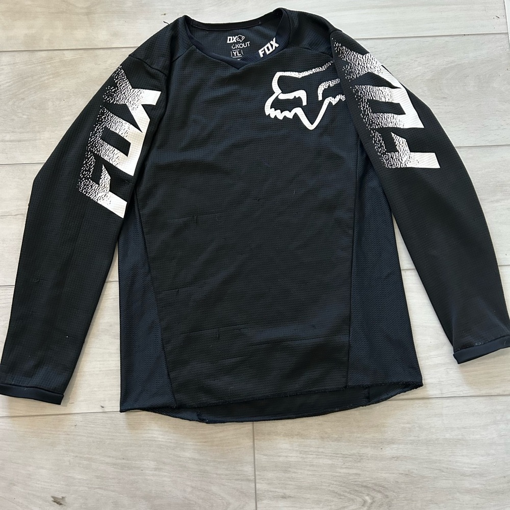 Fox Racing Black Long Sleeve Jersey